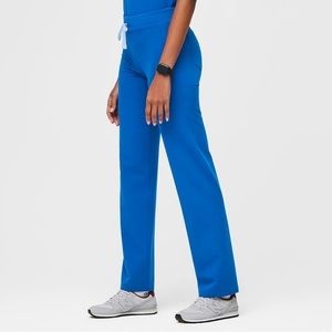Figs Livingston Basic Scrub Pant Royal Blue